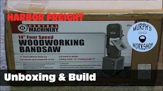 HF 14" Bandsaw Unboxing & Build