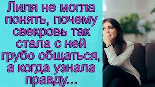 Лиля не могла понять, почему свекровь так стала с ней грубо общаться, а когда узнала правду…