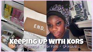 VLOG : NIGHT SKINCARE ROUTINE! Dresser Organise, New Robe, Skincare Fridge + MORE | Ms Angeline Kors