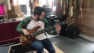 Fodera Emperor Deluxe 5 strings played by Raul from Bass Center (part II)