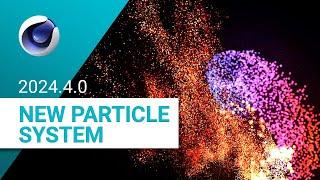 The New Particle System in Cinema 4D