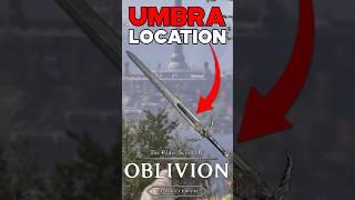 SECRET UMBRA UNIQUE SWORD LOCATION OBLIVION REMASTERED