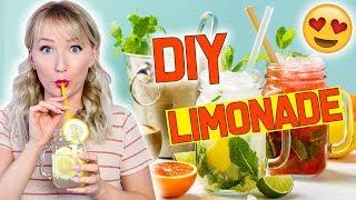 DIY LIMONADE - 4 EASY Sommer Getränke - Erfrischend & Lecker - TheBeauty2go