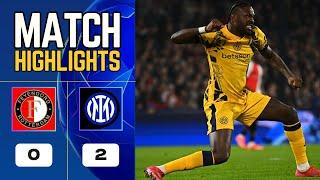 Feyenoord vs Inter Milan | 0-2 | Highlights | Champions League 2024-25 | feyenoord inter milan