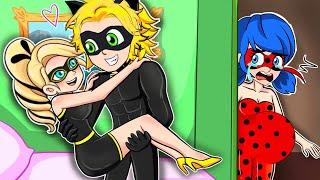 Catnoir the wrong love story between Zoe Lee || Lady Bug Sad Love Story ||  Miraculous Animation