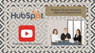Hubspot for Insurance Agents: Keyword Tool