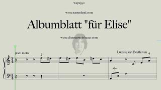 Für Elise  -  2025 new Notation