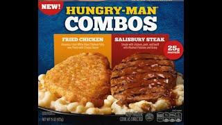 NEW Hungry-Man Combos Fried Chicken and Salisbury Steak - WHAT ARE WE EATING??