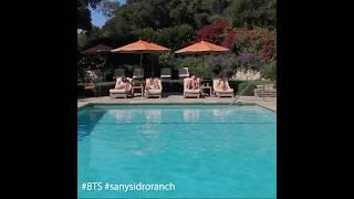 Behind the scenes & finished looks: Hotel Video Shoot at San Ysidro Ranch CA #hotelvideography