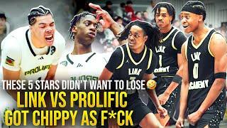 Prolific Prep vs Link Academy GOTYx2. Aj Dybansta CRASHED out in triple overtime?