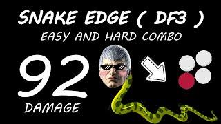 Snake Edge DF3 Combo Bryan Tekken 8 | Easy & High Damage | Max Damage #tekken8 #bryan