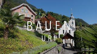 Bauen Uri Lake Urnersee SWITZERLAND スイス アルプス山脈