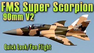 FMS Super Scorpion V2 90mm EDF - Model AV8R Quick Look/Fun Flight