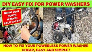 Power Washer Pump Replacement DIY on Simpson 3400 PowerWasher #diy #howto #powerwashing