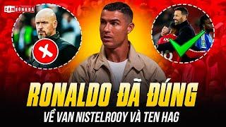 RONALDO ĐÃ ĐÚNG VỀ VAN NISTELROOY: THẤT BẠI VÌ ĐỘC ĐOÁN, TEN HAG HỐI HẬN CŨNG ĐÃ MUỘN