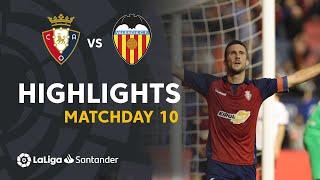 Highlights CA Osasuna vs Valencia CF (3-1)