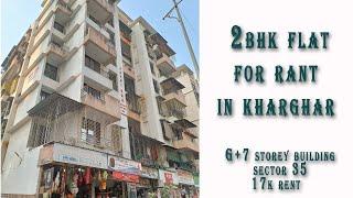 2 BHK Flat on Rent  | in Kharghar Sector 35 Navi Mumbai | 7058010900