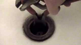 DIY Bathtub Drain Removal and/or Installation Tool and Procedure