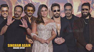 Singham Again Trailer | Ajay Devgn, Ranveer Singh, Kareena, Tiger, Arjun, Rohit | Launch Event