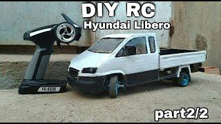 How to make Hyundai Libero truck from cardboard (part 2/2)