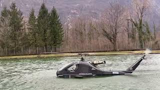 Konner K3 Anfibio -  Water Landing - Turbine Powered Amphibious Helicopter