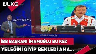 Bu Kez Yeleği Giydi Bekledi Ama Yağmur Gelmedi! Sosyal Medya İBB Başkanı İmamoğlu'nu Konuşuyor