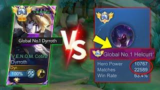 DYR vs TOP 1 GLOBAL HELCURT!! 22K MATCHES ️