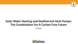 Webinar: Solar Thermal & Geothermal