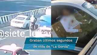 Así intentó huir de sicarios “La Gorda”, líder de "Los Rodolfos”, pero el tráfico se lo impidió