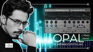 Opal Morphing Synth UAD | 4 Presets Audio Demo & Midi Visualization