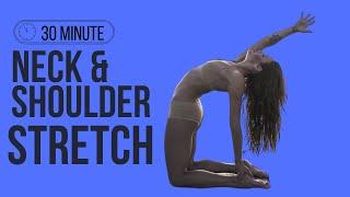 30 min. Beginner Yoga Flow for Neck & Shoulder Tension w/ Alba Avella