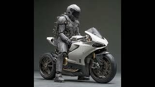 Gen 4 Sports biker racing  on the track zoom in 360 degree 4155622811