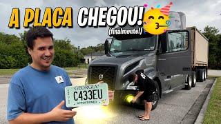 A PLACA DO CAMINHÃO FINALMENTE CHEGOU