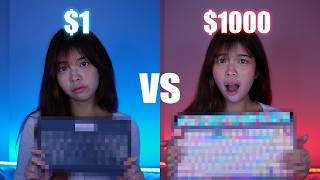 $1 vs $1000 Keyboard ASMR!