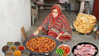 Village Life || Sham Ka Khane Tawa Fry Chiken Tandoori Roti Ke Sath || irmas family vlog