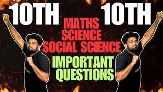 10TH MATHS SCIENCE SOCIAL MOST IMPORTANT QUESTION FOR HALF YEARLY