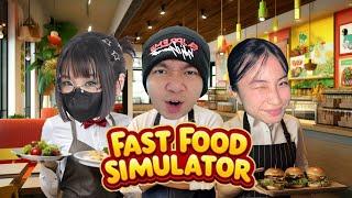 Karyawan Baru Nih @nastasiadeline @KitsuneeID - Fast Food Simulator Indonesia