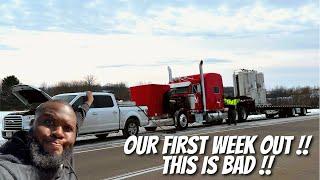 FIRST WEEK ON THE ROAD !! & WE ALREADY BROKE DOWN !!!