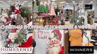 CHRISTMAS DECOR SHOPPING AT HOMESENSE & WINNERS CANADA 