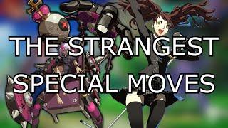 Very Strange Moves in Fighting Games