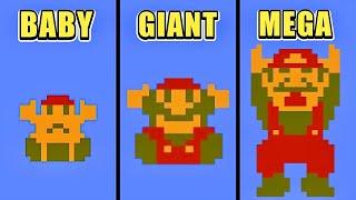 GAME OVER - Baby Mario vs. Giant Mario vs. Mega Giant Mario