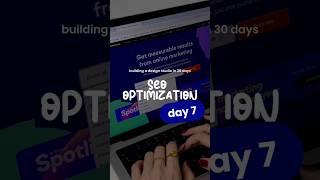 Building a Design Studio in 30 Days | DAY 7 | SEO Optimization 