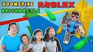 WE'RE BACK!!! DOOMSPIRE BRICKBATTLE | ROBLOX GAMEPLAY | Minecraft Ethan, Emma, Aubrey & Aaron