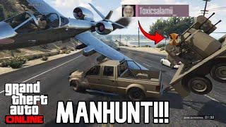 Salami VS FULL Lobby!!! (GTA Manhunt)