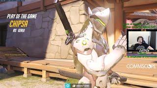 Overwatch Chipsa Playing Genji -I Have Made A Wrong Choice At The Start Of My Career-