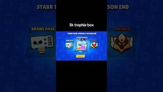 3k trophy box #brawlstars #supercell #account #update #boxing #trophy #legendary