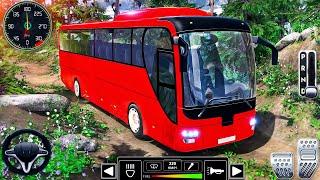 US Coach Bus Driving Simulator - Real Uphill Coach Bus Drive 3D - Android GamePlay