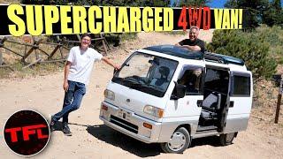 The Tiny Subaru Sambar is a CONVERTIBLE 4x4 Van That Is CHEAP (& Legal) In The USA!