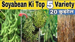 Soyabean Ki Top 5 Variety | सबसे ज्यादा उत्पादन बाली | Soyabean Ki Variety |Soyabean Ki Kheti |