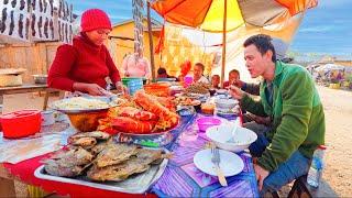 Trying $1 Street Breakfast in Madagascar!!  Can’t Believe It!